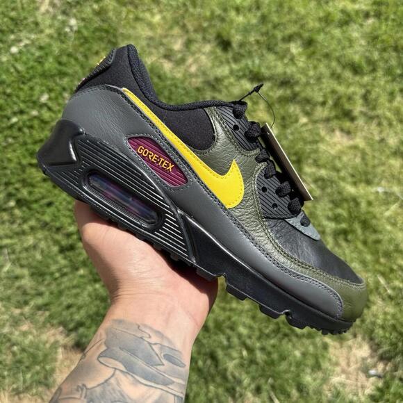 Nike Other - NikenAir Max 90 Gore-Tex GTX Black Tour Yellow Khaki 6.5 Men